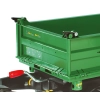 Rolly Toys 122202 Przyczepa Rolly - Mega Trailer Ciemno Zielona Koła 2-osie