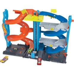 Mattel HKX43 Hot Wheels City Wyścigowa Wieża 2w1 Tor Zjeżdzalnia