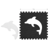 Milly Mally Mata piankowa puzzle Jolly 2x2 - Grey