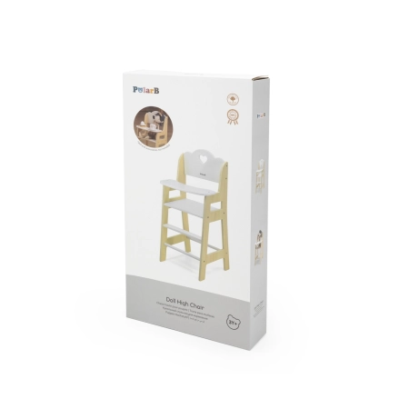 Viga 44237 PolarB Drewniane Krzesełko dla lalek