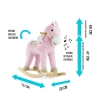 Milly Mally Koń na biegunach pluszowy Pony Pink