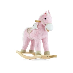 Milly Mally Koń na biegunach pluszowy Pony Pink