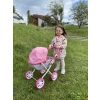 Milly Mally Wózek dla lalek Dori Prestige Pink