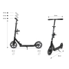 Milly Mally MMX Scooter Ultimate Black