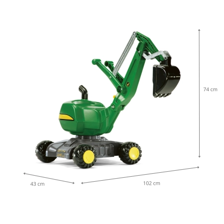 Rolly Toys 421022 Koparka Rolly-Digger John Deere
