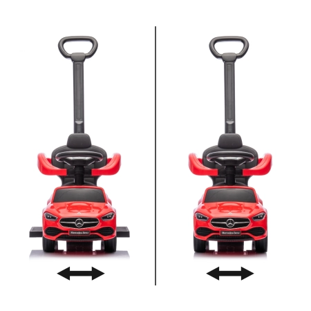 Milly Mally Pojazd z rączką MERCEDES C-Class Deluxe Red