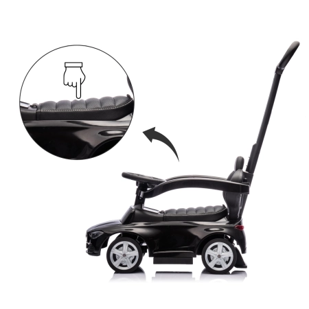 Milly Mally Pojazd z rączką MERCEDES C-Class Deluxe Black