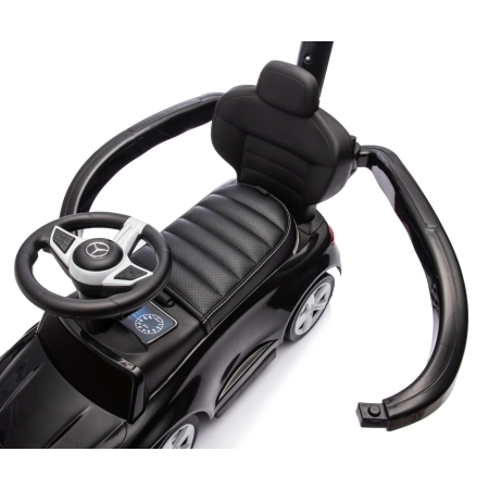 Milly Mally Pojazd z rączką MERCEDES C-Class Deluxe Black