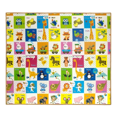 Milly Mally Mata piankowa składana Play Colourful Animals T1