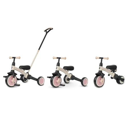 Qplay Rowerek Trójkołowy Stager 3w1 Pink