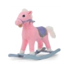 Milly Mally Koń na biegunach pluszowy Łatek Pink