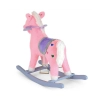 Milly Mally Koń na biegunach pluszowy Łatek Pink