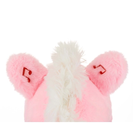 Milly Mally Koń na biegunach pluszowy Łatek Pink