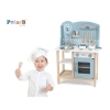 Viga 44047 PolarB Drewniana Kuchnia z akcesoriami silver-blue