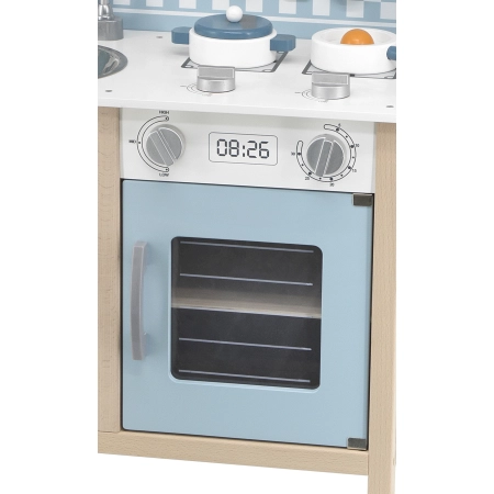 Viga 44047 PolarB Drewniana Kuchnia z akcesoriami silver-blue