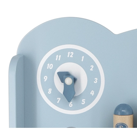 Viga 44047 PolarB Drewniana Kuchnia z akcesoriami silver-blue