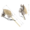 Milly Mally Hobby Plus Koń na Kiju Light Grey