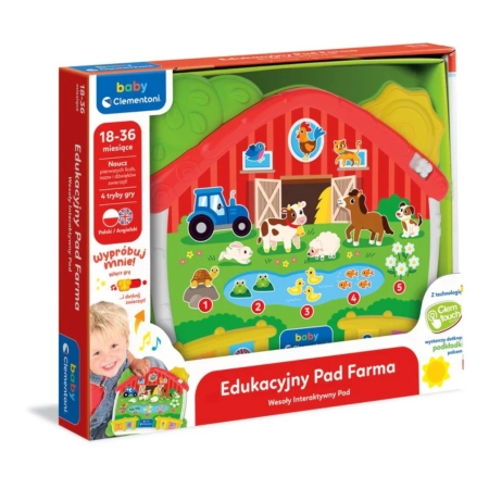 Clementoni Baby 50386 Edukacyjny Pad Farmera