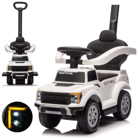 Milly Mally Pojazd z rączką Ford F-150 3w1 White