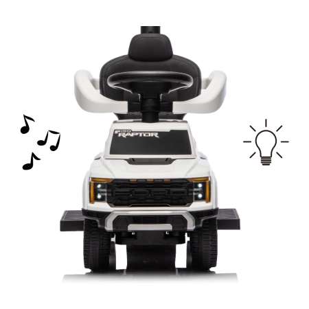 Milly Mally Pojazd z rączką Ford F-150 3w1 White