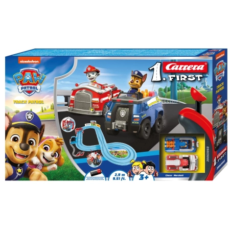 Carrera First 20063060 Paw Patrol - Track Patrol 2,9m tor samochodowy