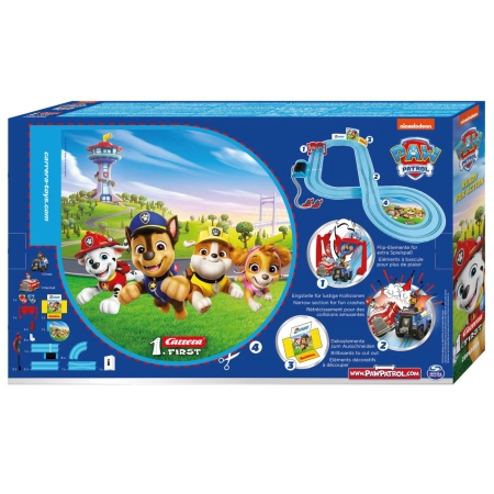 Carrera First 20063060 Paw Patrol - Track Patrol 2,9m tor samochodowy
