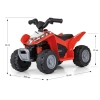 Milly Mally Pojazd na akumulator Quad HONDA ATV Red