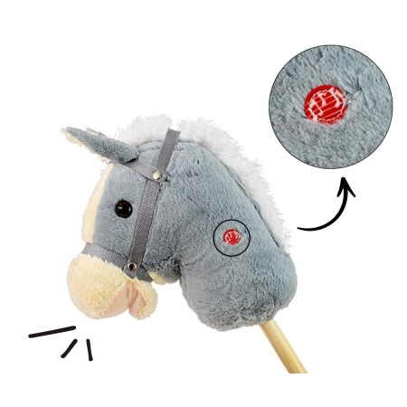 Milly Mally Hobby Koń na Kiju Grey