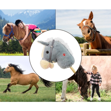 Milly Mally Hobby Koń na Kiju Grey
