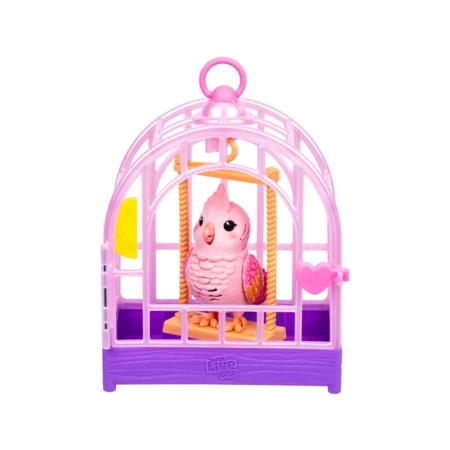 Moose Little Live Pets 26692 Mówiący Ptaszek z Klatką