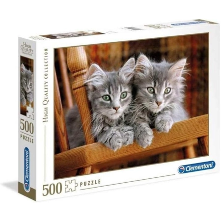 Clementoni 30545 High Quality Puzzle 500 Elementów - Kotki