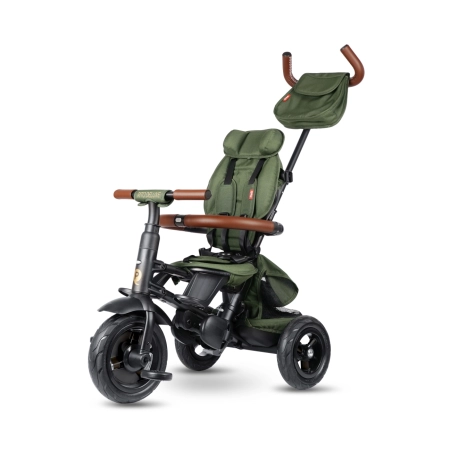 Qplay Rowerek Trójkołowy Rito Deluxe Rubber Olive
