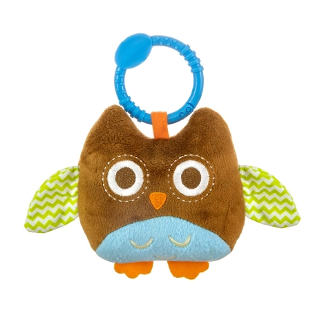 Zawieszka pluszowa Sówka - Happy owl - 2552 BROWN