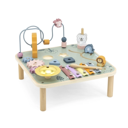 Viga 44083 PolarB Drewniany Muzyczny stolik edukacyjny