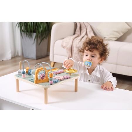 Viga 44083 PolarB Drewniany Muzyczny stolik edukacyjny
