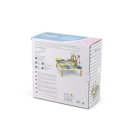 Viga 44083 PolarB Drewniany Muzyczny stolik edukacyjny