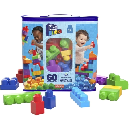Fisher Price DCH55 Mega Blocks Klocki Konstrukcyjne Mega Bloks 60 Elementów