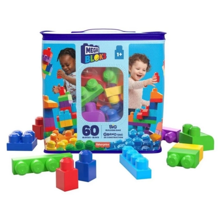 Fisher Price DCH55 Mega Blocks Klocki Konstrukcyjne Mega Bloks 60 Elementów