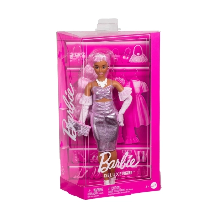 Mattel HYV25 Barbie Lalka Deluxe Style z Różowymi włosami