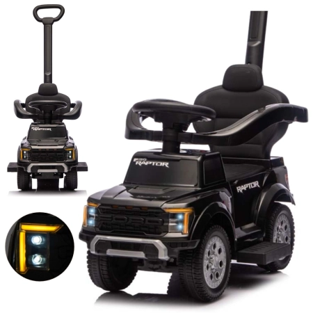 Milly Mally Pojazd z rączką Ford F-150 3w1 Black