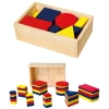 Viga 56164 Drewniane Klocki logiczne - figury geometryczne