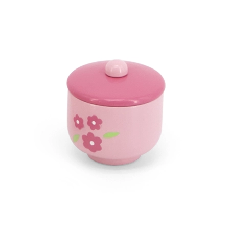 Viga 44543 Drewniany Serwis do herbaty i kawy pink flower