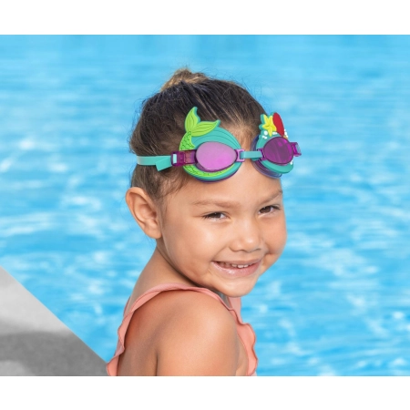 Bestway 21080 Okulary do pływania AquaPals Syrenka