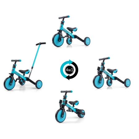 Milly Mally Rowerek 4w1 Optimus Plus Blue