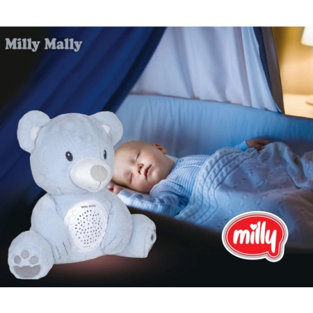 Milly Mally Zabawka pluszowa z Projektorem Milly Bear Blue