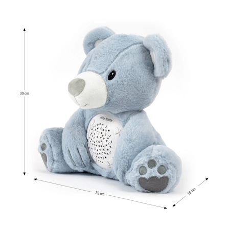 Milly Mally Zabawka pluszowa z Projektorem Milly Bear Blue