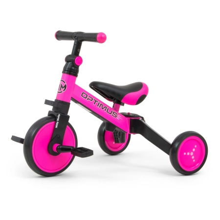Milly Mally Rowerek 3w1 Optimus Pink