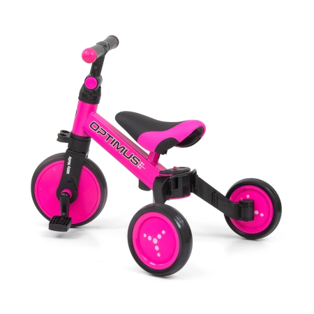 Milly Mally Rowerek 3w1 Optimus Pink