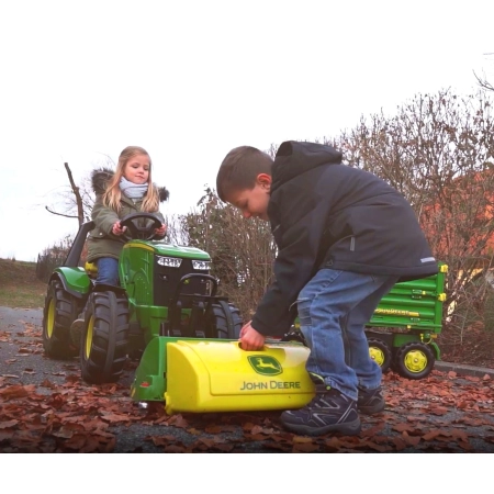 Rolly Toys 409716 Zamiatarka z Klapą John Deere