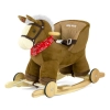 Milly Mally Koń na biegunach pluszowy Polly Dark Brown